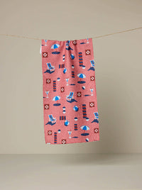 Geo Beach Day Bar Towel