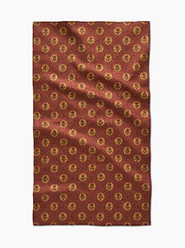 Artisanal Orange Tea Towel