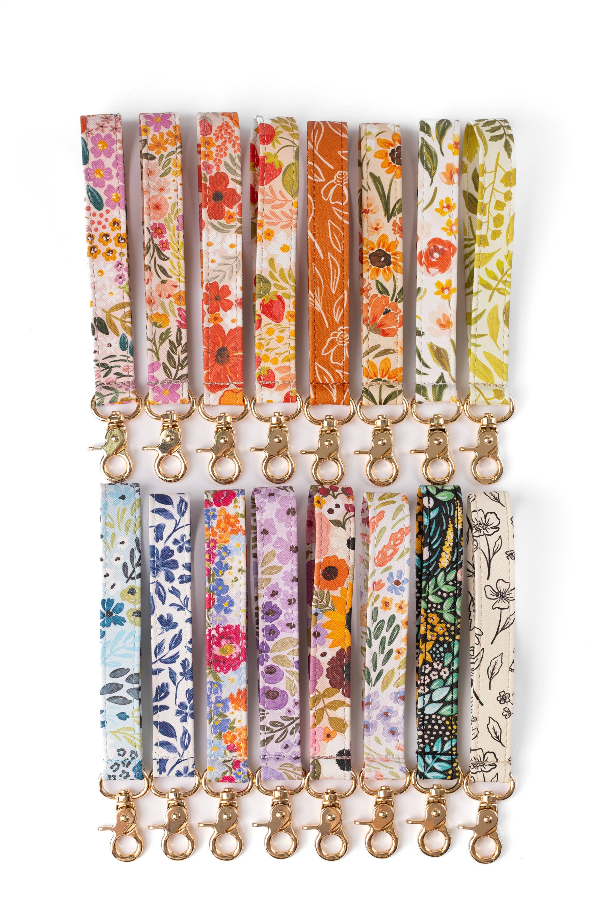 Floral Wristlet Keychains