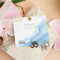Waterproof Charm Hoop Earring Trio