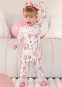 Pink Party Time Romper