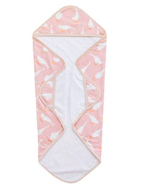 Silly Goose Knit Hooded Towel