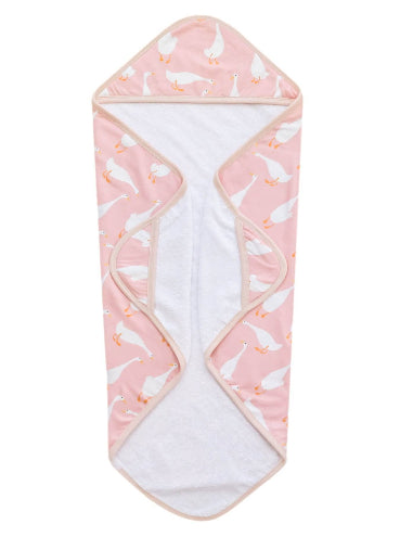 Silly Goose Knit Hooded Towel