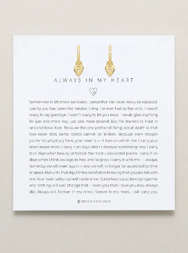 Always In My Heart Icon Earrings