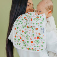 3 Pack Premium Burp Cloths - Christmas Classics
