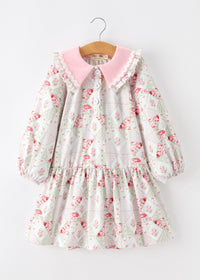 Floral Peter Pan Collar Dress