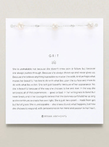 Grit Pearl Beaded Bracelet