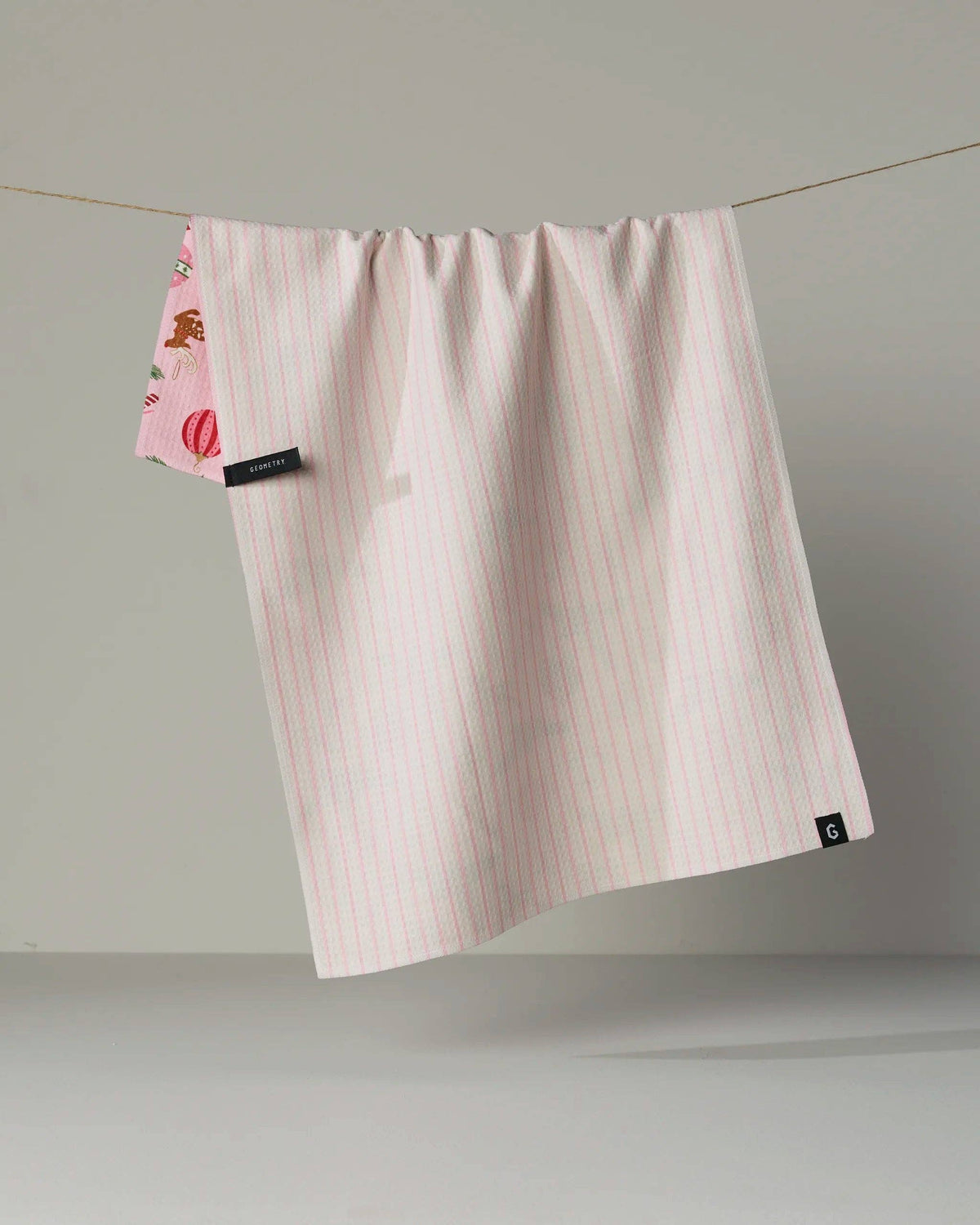 Pink Tidings Luxe Kitchen Towel