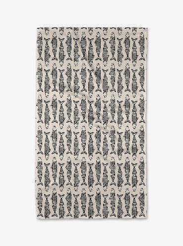 Fish Friends Tea Towel