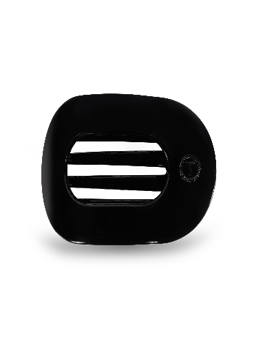 Round Flat Hair Clip | Med. | Jet Black