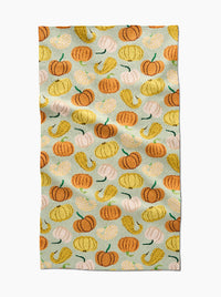 Pumpkins And Gourds Tea Towel