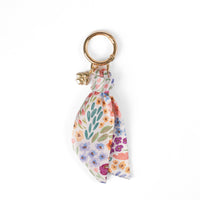 Floral Satin Keychain