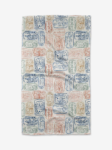 Tinned Sardines Tea Towel