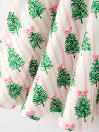 Christmas Pink Tree Twirl Dress