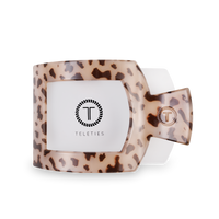 Square Flat Hair Clip | Large | Blonde Tortoise