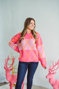 Nellie Check Sweater