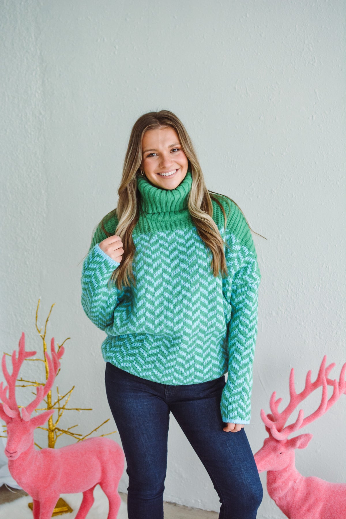 Aspen Wintergreen Sweater