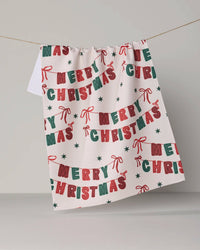 Christmas Banner Tea Towel