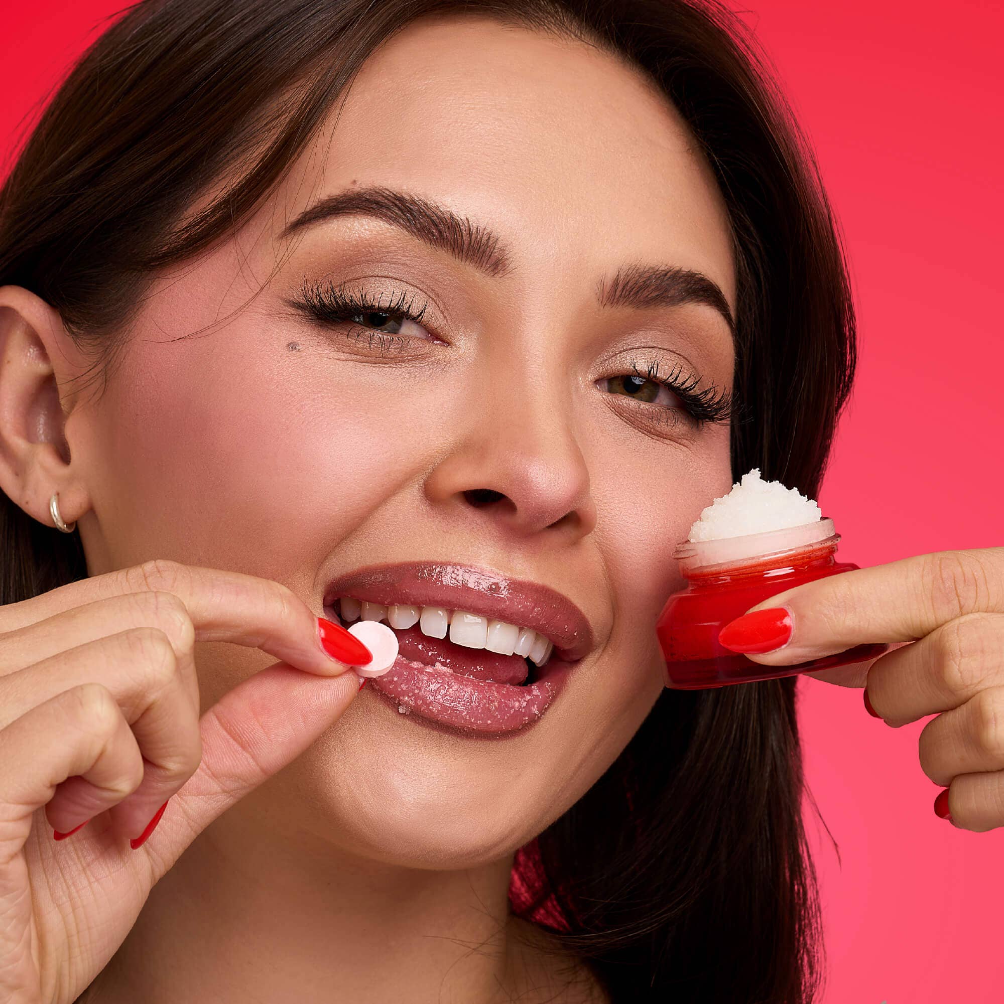 Smarties Cherry Vanilla Lip Scrub