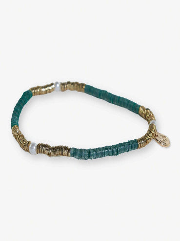 Rory Emerald Pearl Bracelet