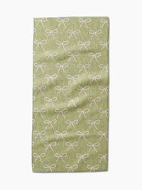 Lattice Bows Bar Towel