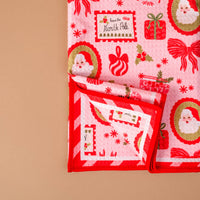 Mistletoe Magic Tea Towel
