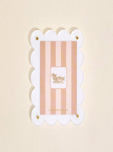 Mini Acrylic Frame Magnet–White