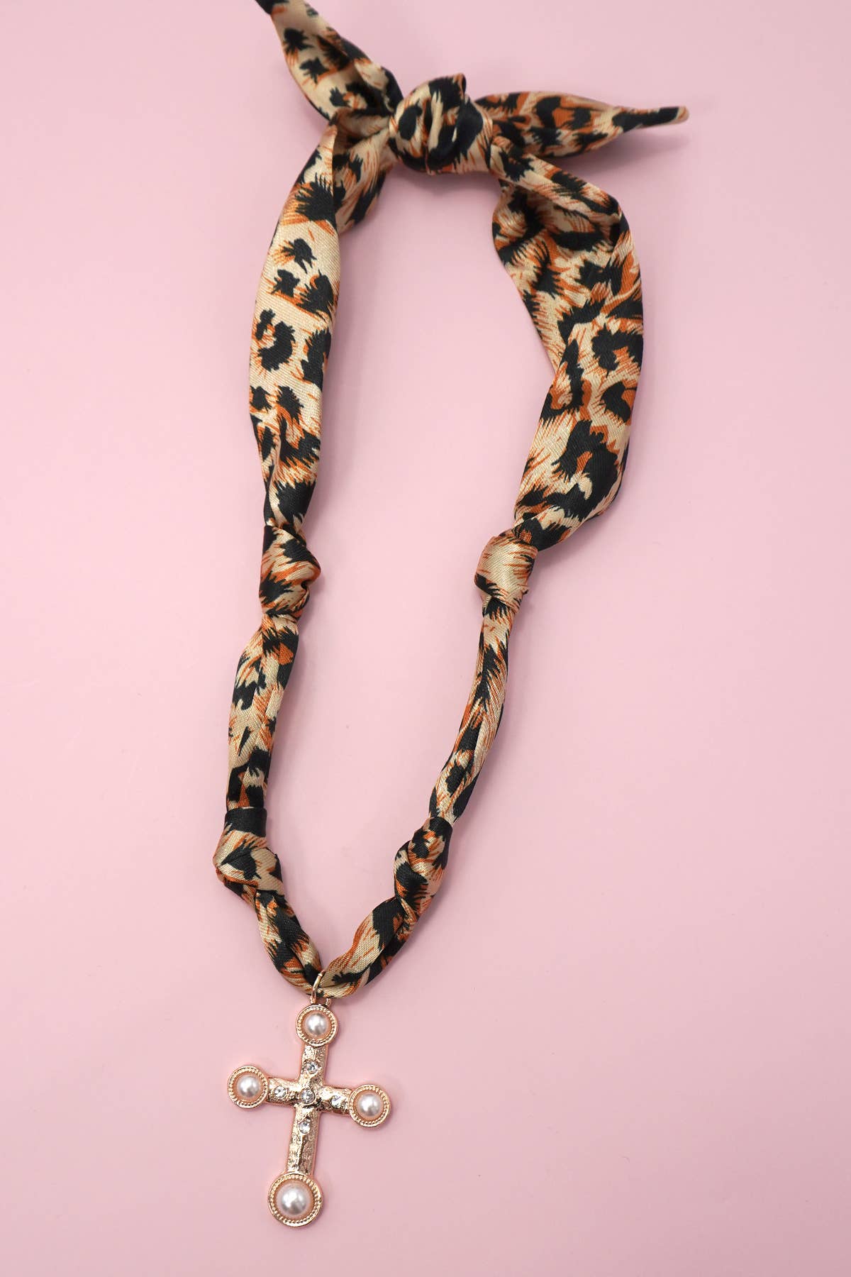 HANDMADE SCARF CHARM NECKLACE