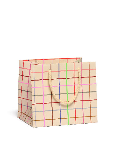 Color Grid Gift Bag - Small