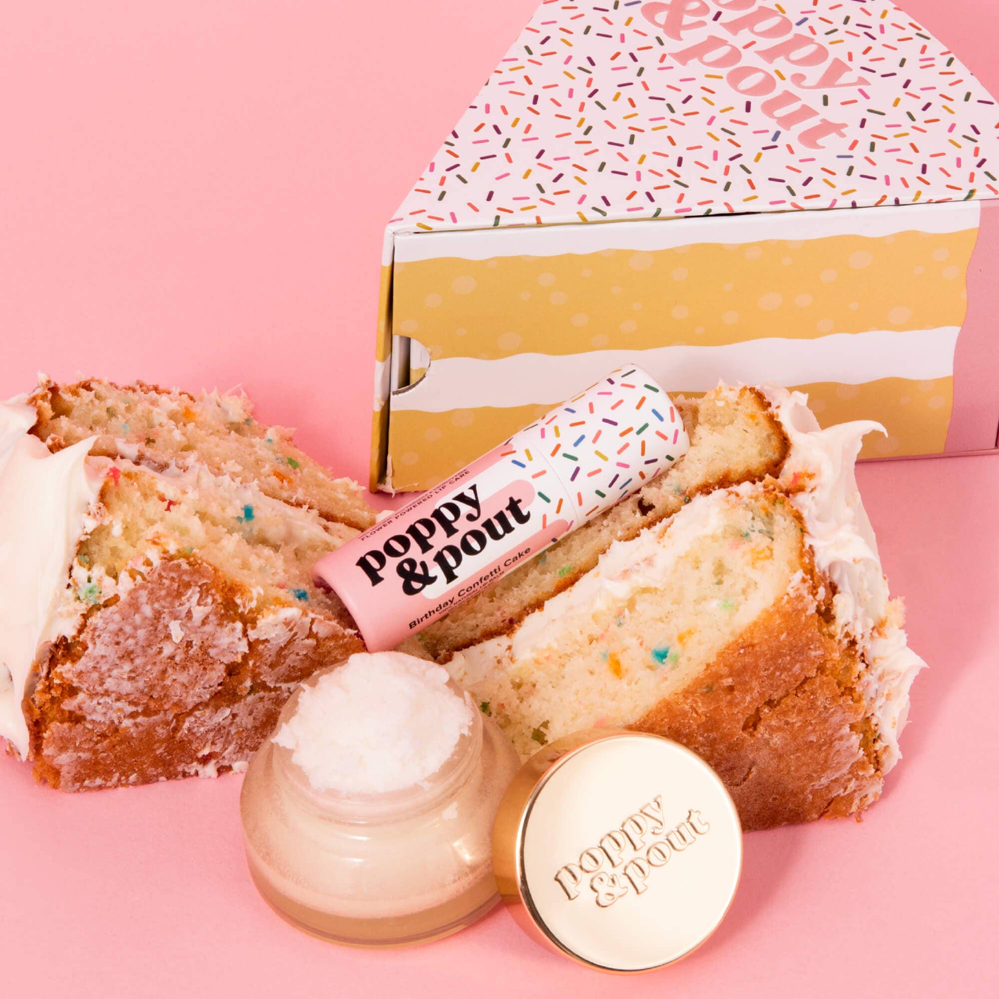 Lip Duo Birthday Confetti Cake