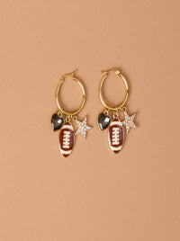 Hoop Earrings-Gameday Glitz