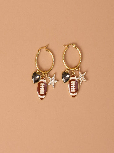 Hoop Earrings-Gameday Glitz