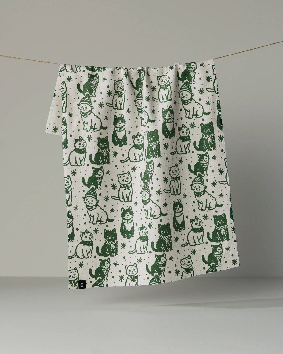 Cozy Kittens Luxe Kitchen Towel