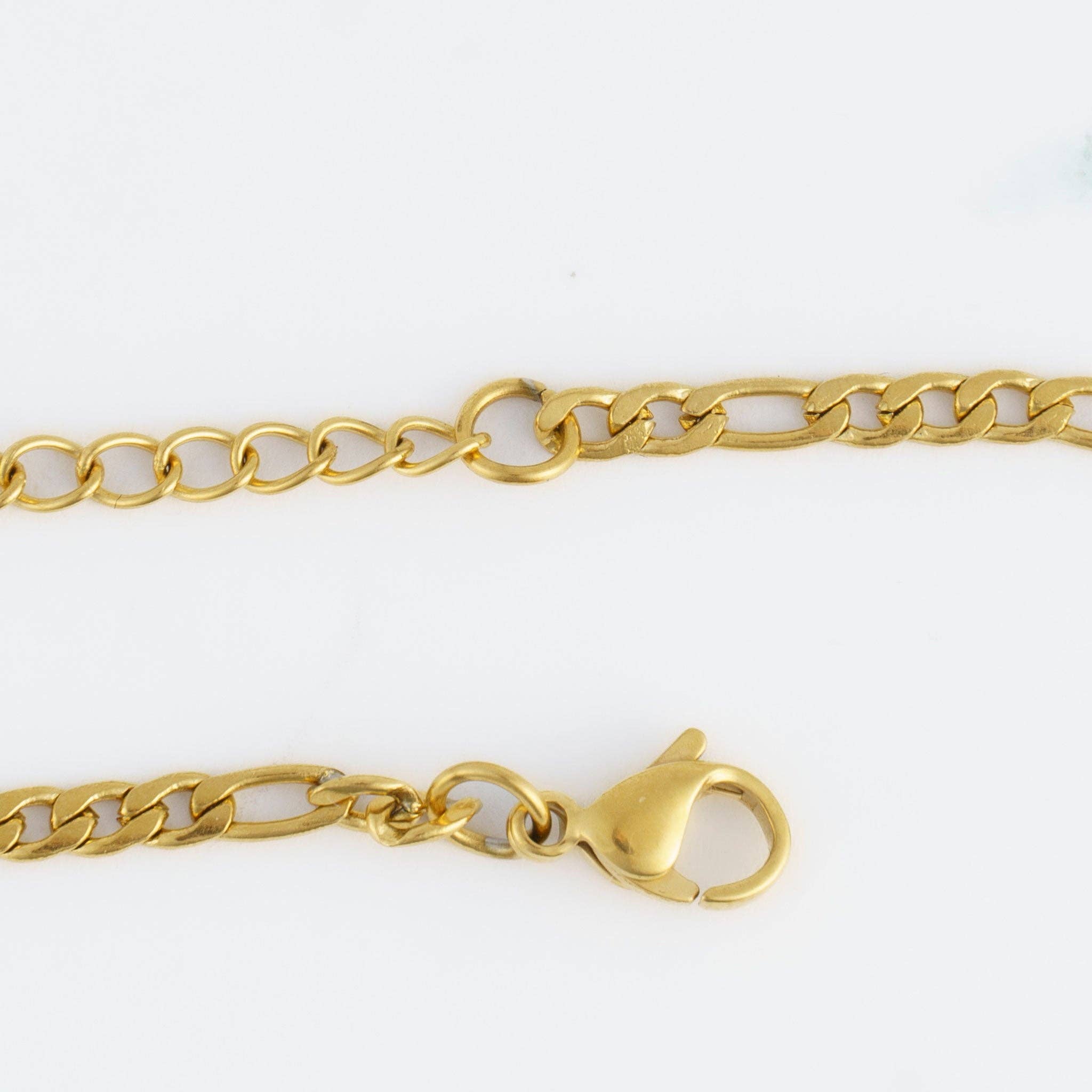 Waterproof 16" Figaro Chain Necklace