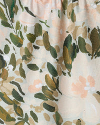 Painted Blossoms Tea Towel