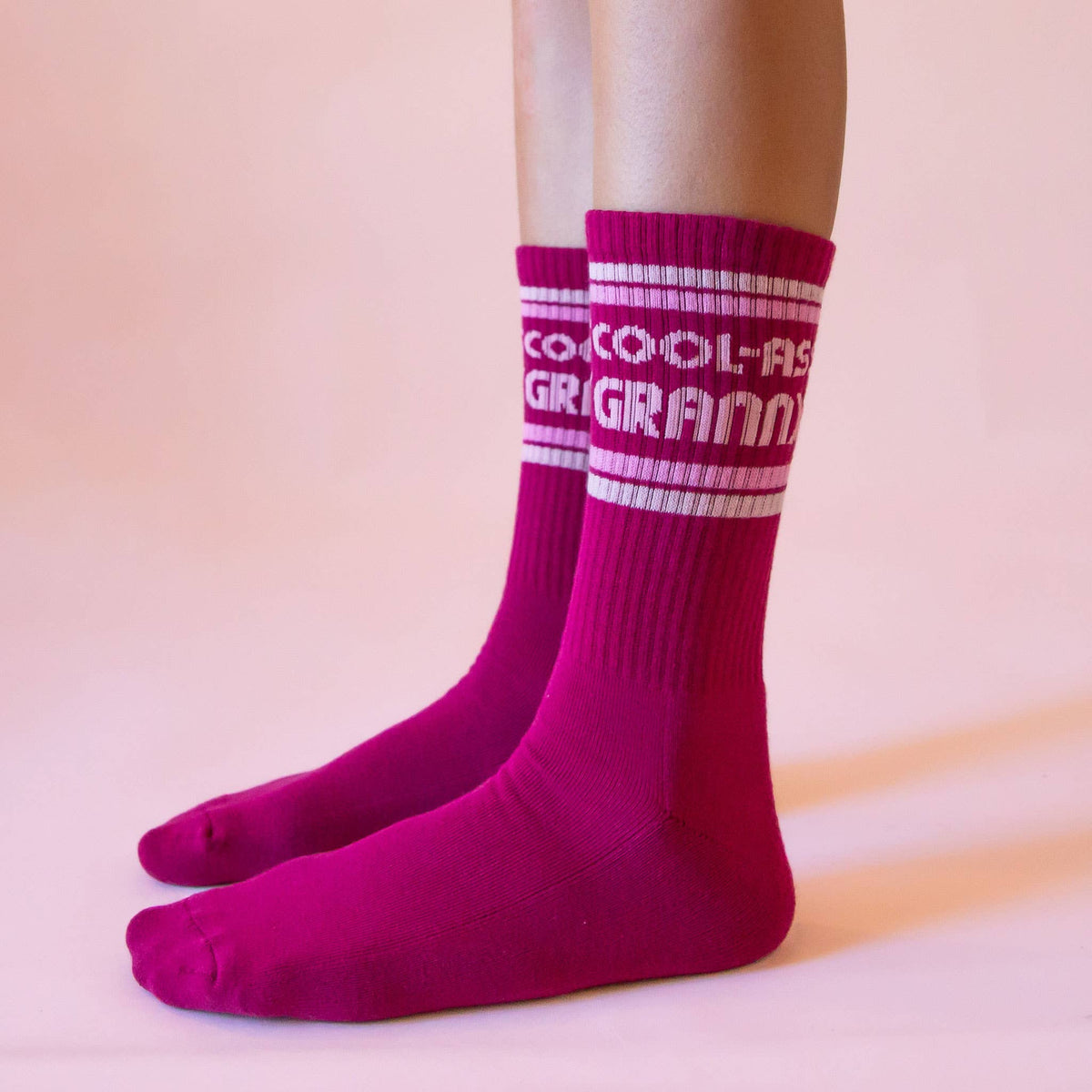 Cool Granny Ribbed Crew Socks