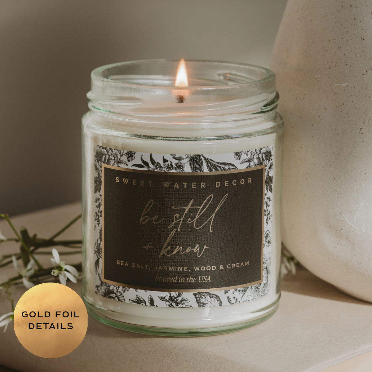 Be Still and Know Candle