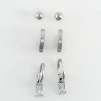Waterproof Charm Hoop Earring Trio