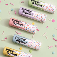 Lip Balm Birthday Confetti Cake Green