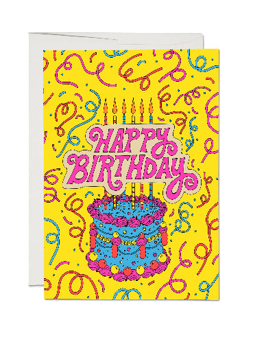 Cake and Confetti Card