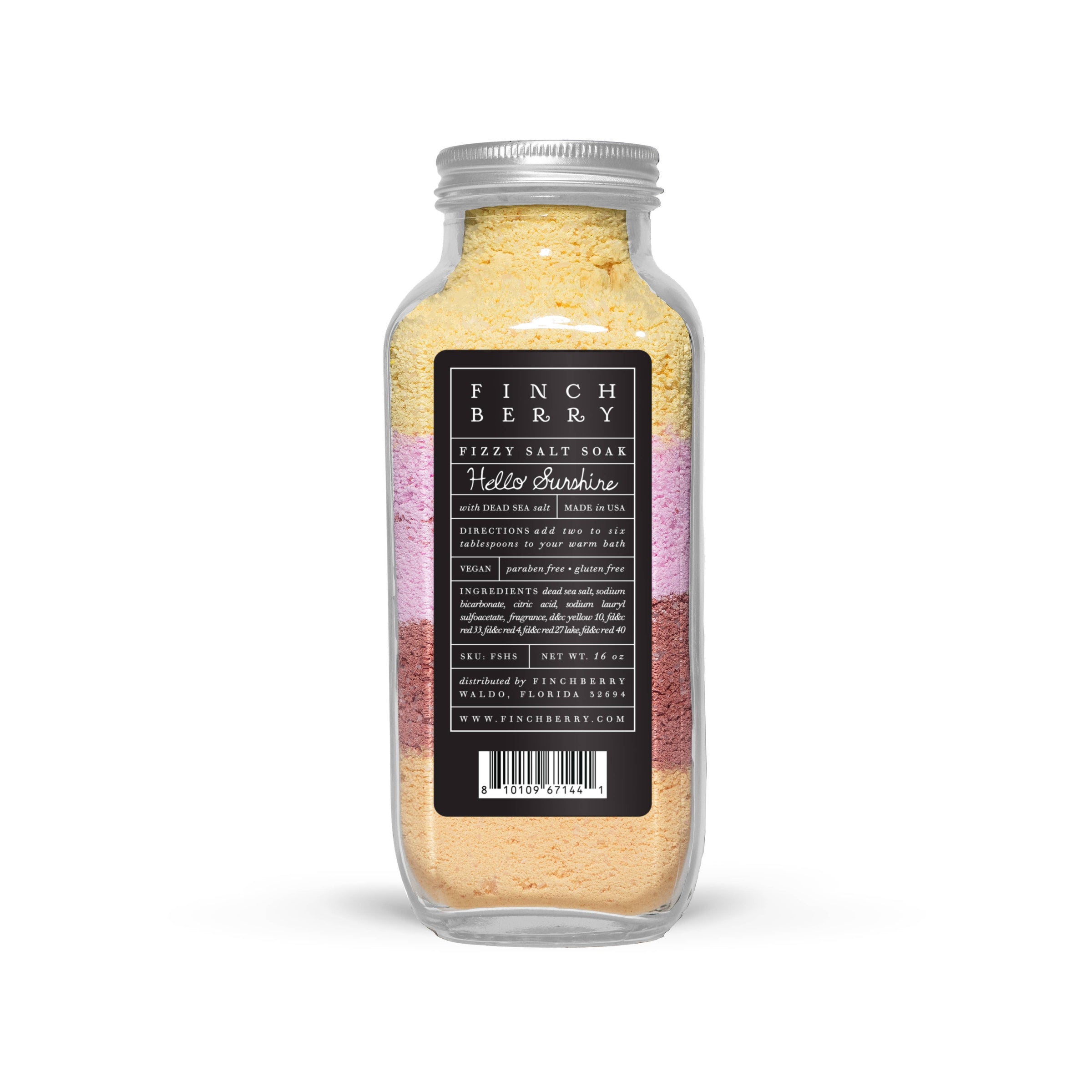 Hello Sunshine Fizzy Salt Soak