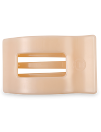 Flat Rectangle Hair Clip | Medium | Almond Beige