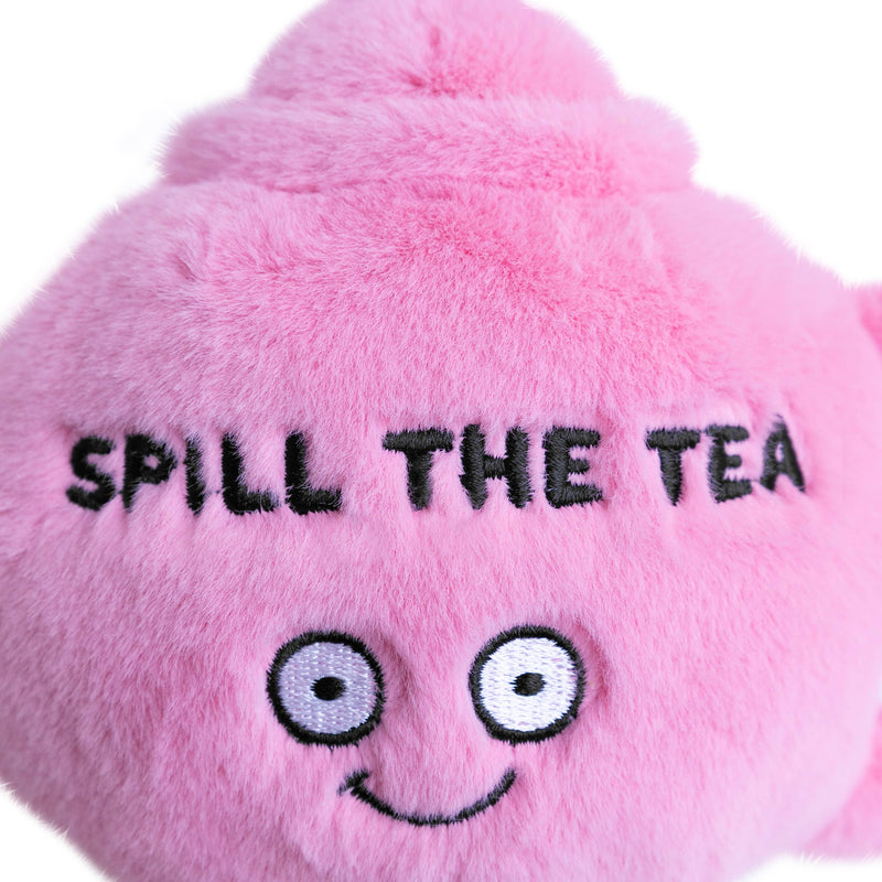 "Spill The Tea" Plush Teapot