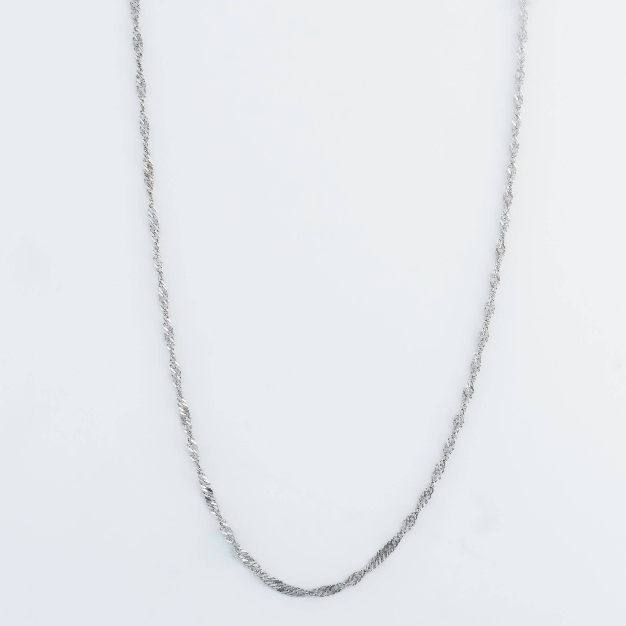 Waterproof Twisted Chain Necklace