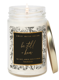 Be Still and Know Candle