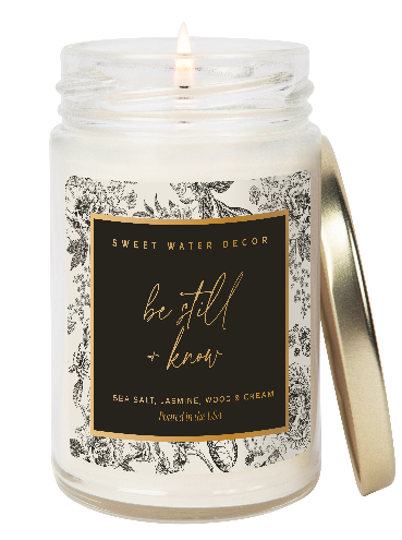 Be Still and Know Candle