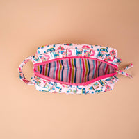 Sugarplum Lane Quilted Cosmetic Pouch