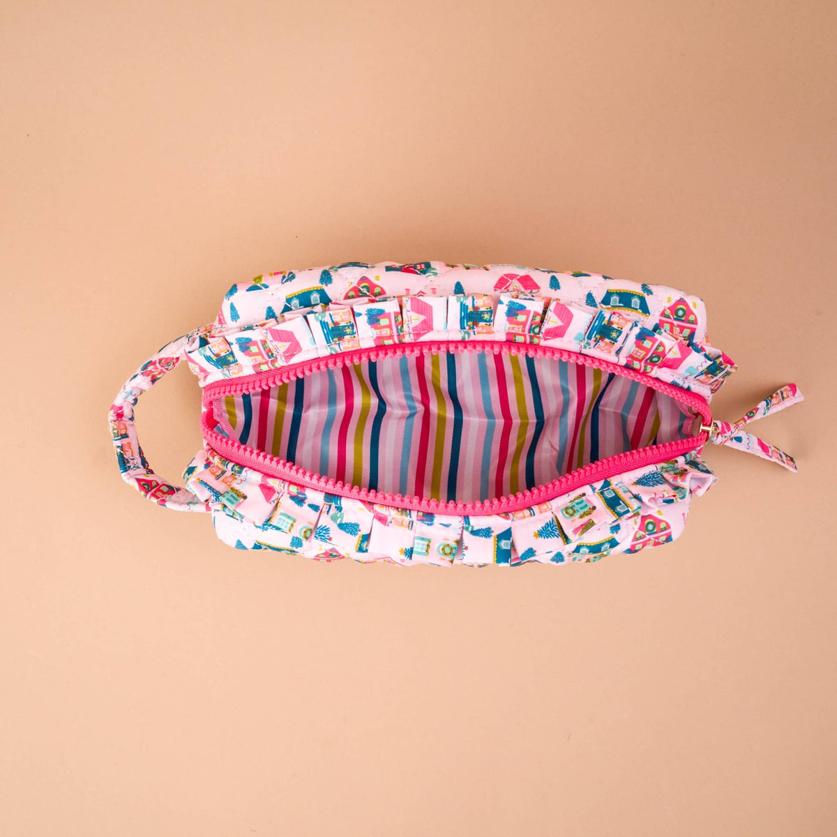 Sugarplum Lane Quilted Cosmetic Pouch