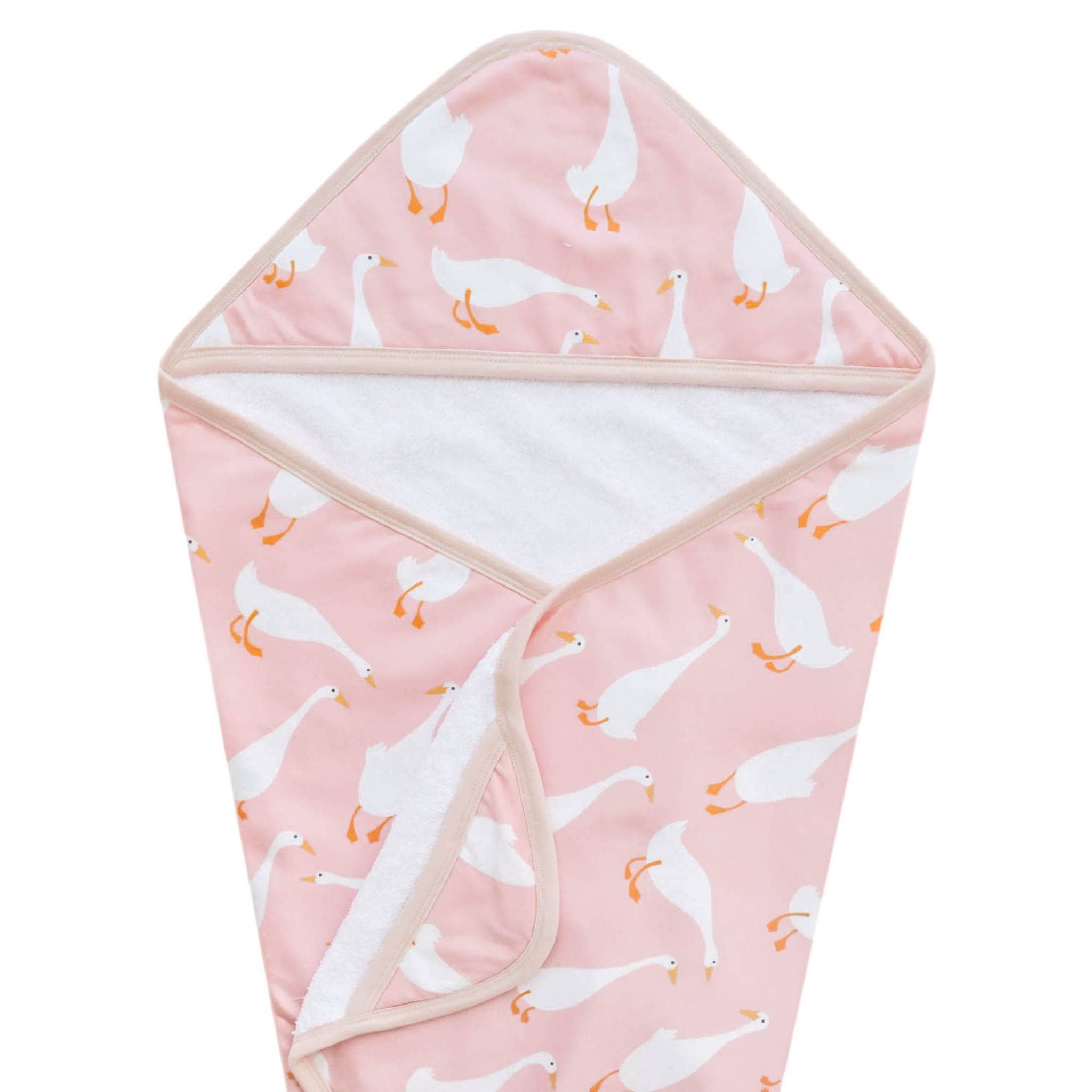 Silly Goose Knit Hooded Towel