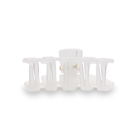 Classic Hair Clip | Tiny | Coconut White